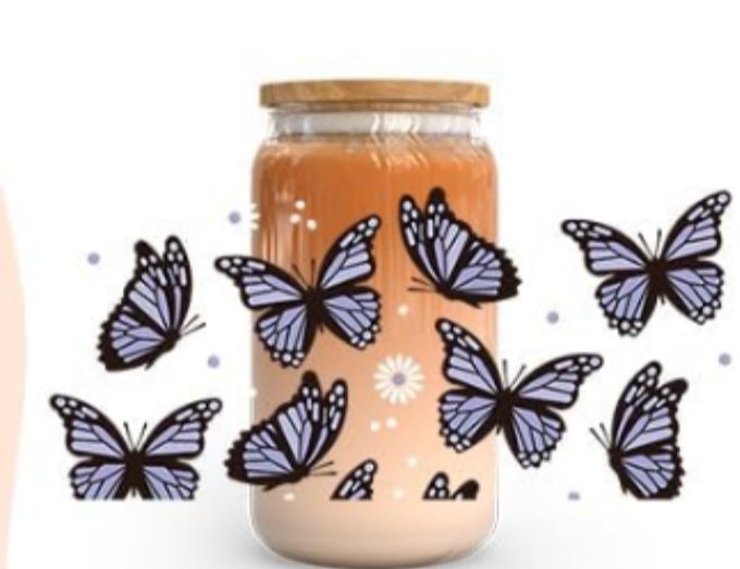 Butterfly collection Glass Tumbler