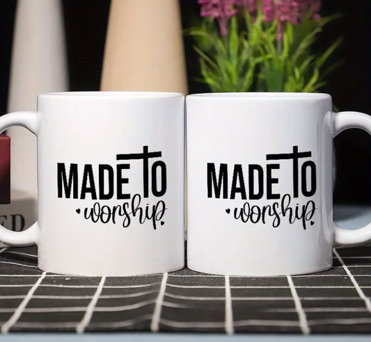 made to worship Mug