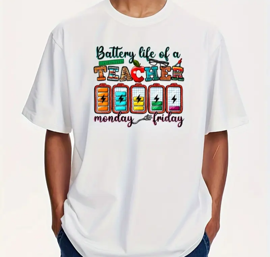 Short sleeve Battery life of teacher