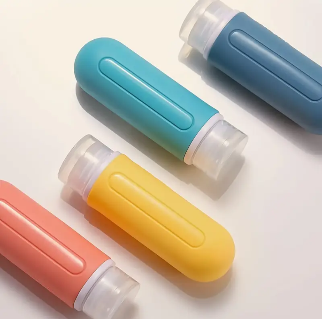 2pcs Travel sizes silicone bottle set