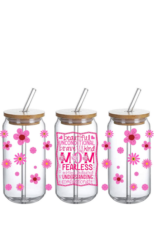 Mom glass Tumbler