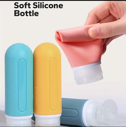 2pcs Travel sizes silicone bottle set