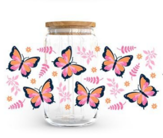 Butterfly collection Glass Tumbler