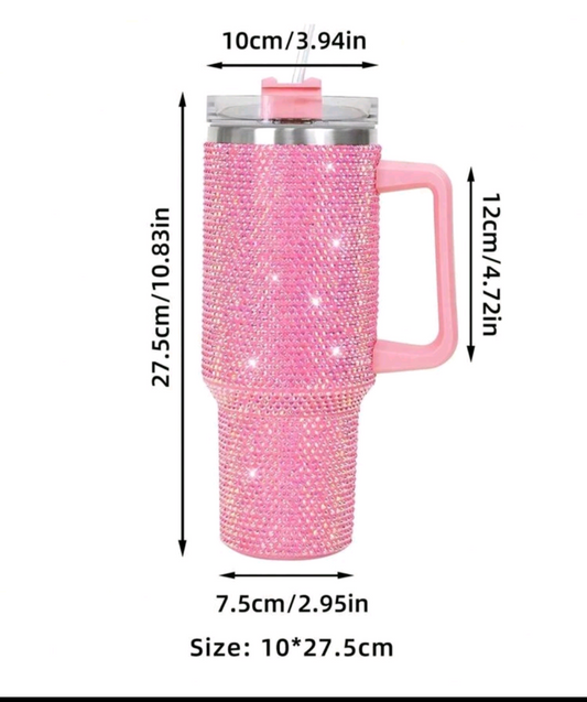 40 oz bling Tumbler